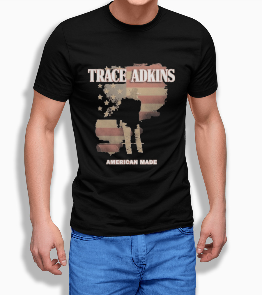 Trace Adkins American Made USA Flag Stars And Stripes T-Shirt