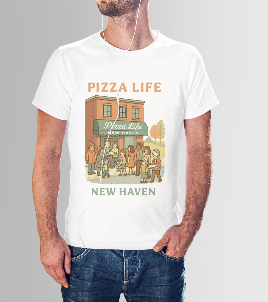 Pizza Life New Haven Family Gathering At Pizzeria T-Shirt
