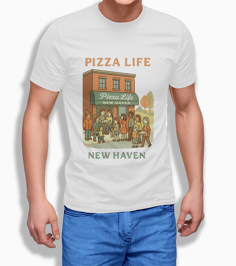 Pizza Life New Haven Family Gathering At Pizzeria T-Shirt