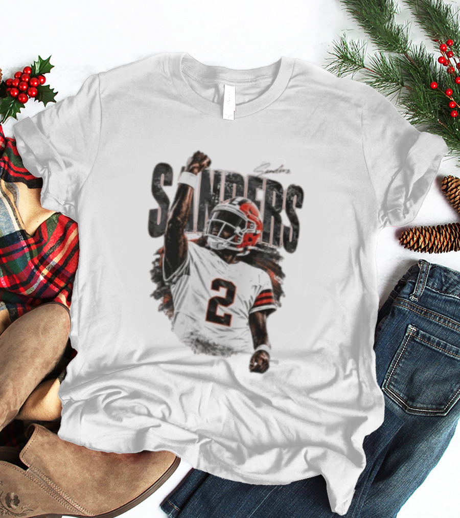 Sanders 2 Colorado Buffaloes Jersey Football Player T-Shirt