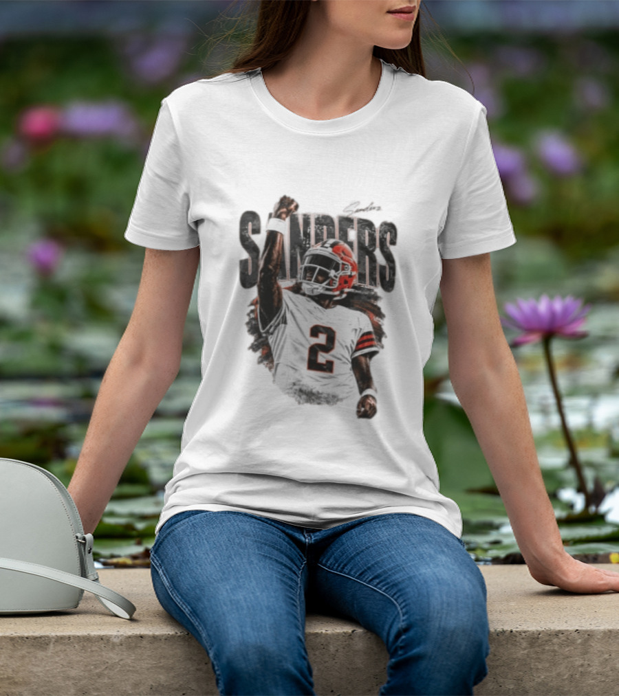 Sanders 2 Colorado Buffaloes Jersey Football Player T-Shirt