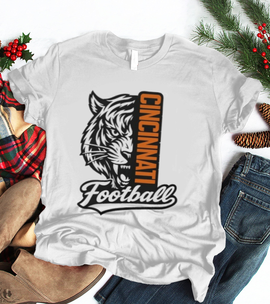 Cincinnati Football Tiger Tiger Iconic Team T-Shirt