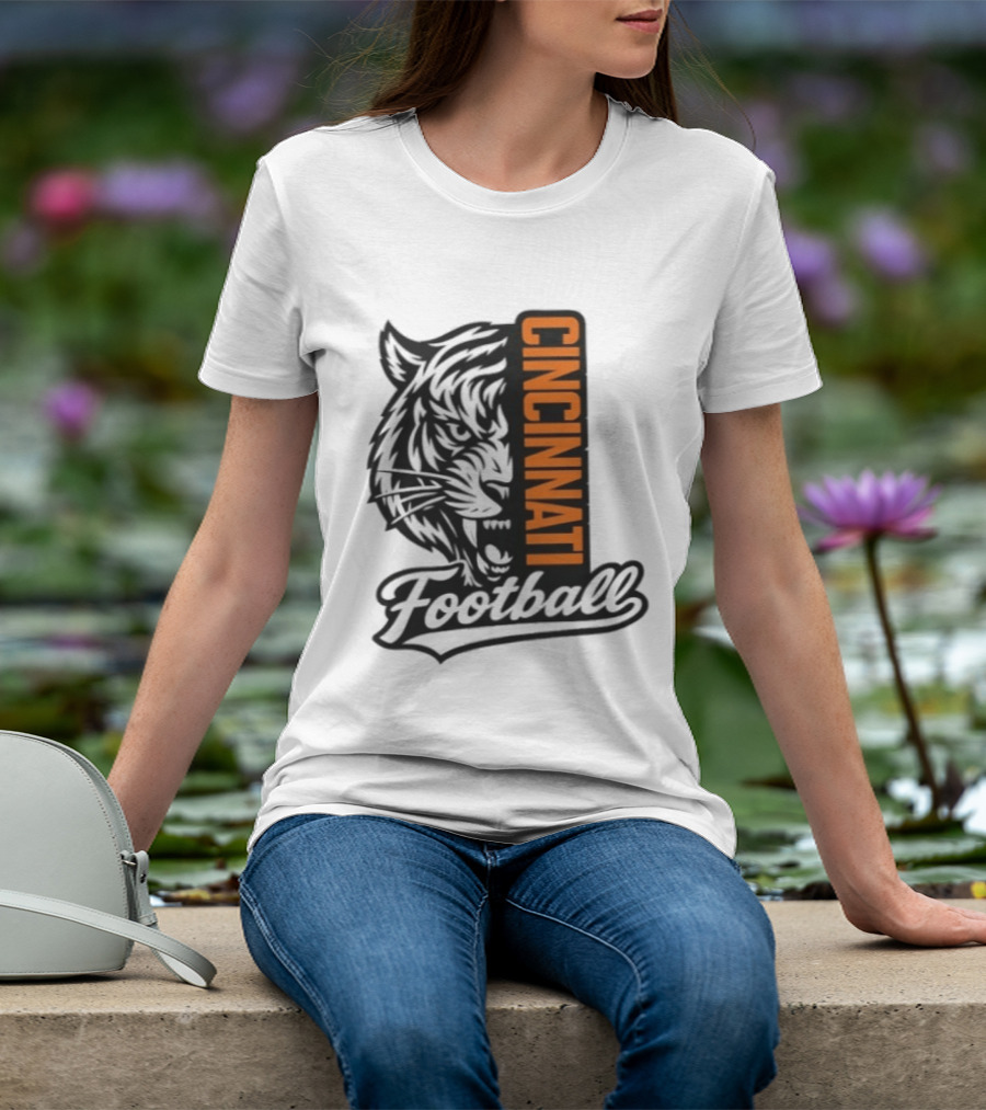 Cincinnati Football Tiger Tiger Iconic Team T-Shirt