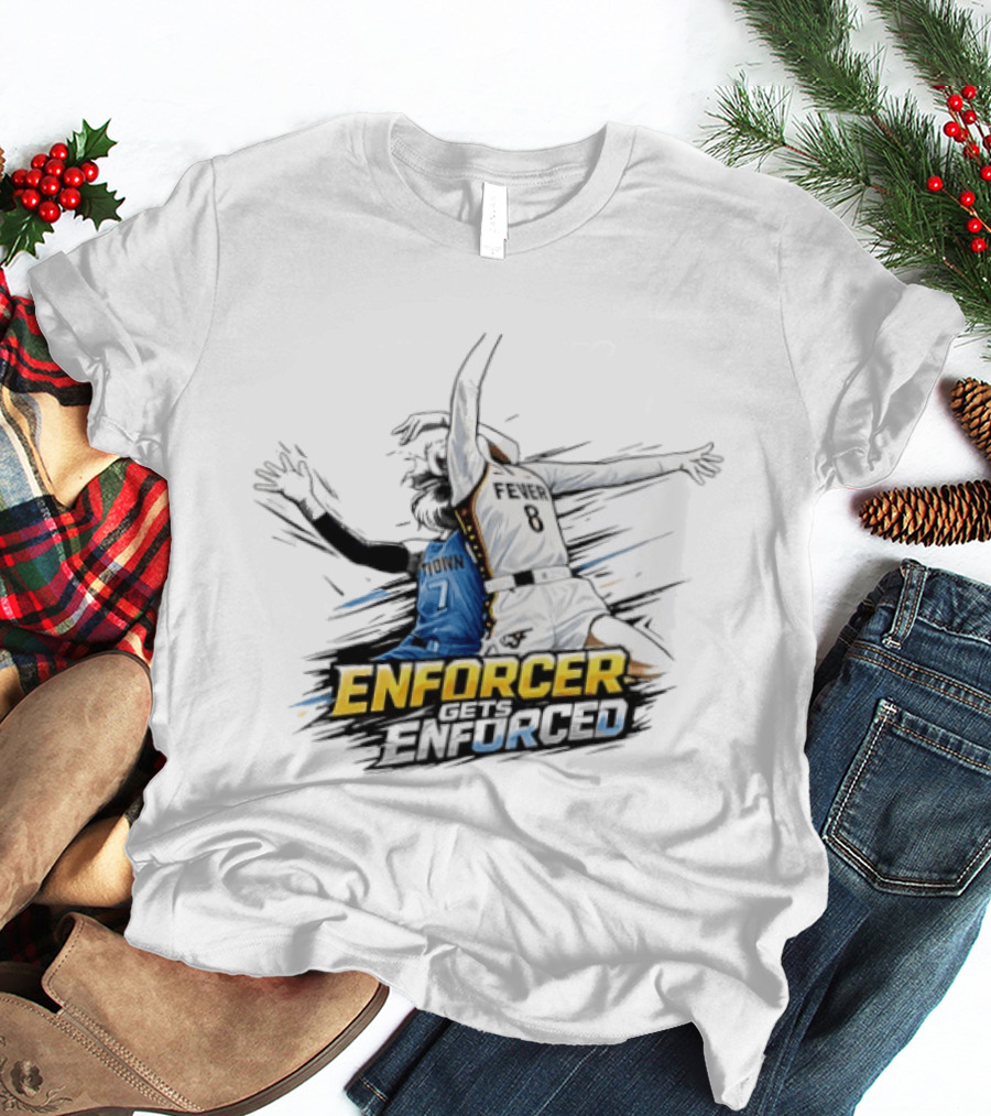 WNBA Enforcer Fever 8 Jumper Action T-Shirt