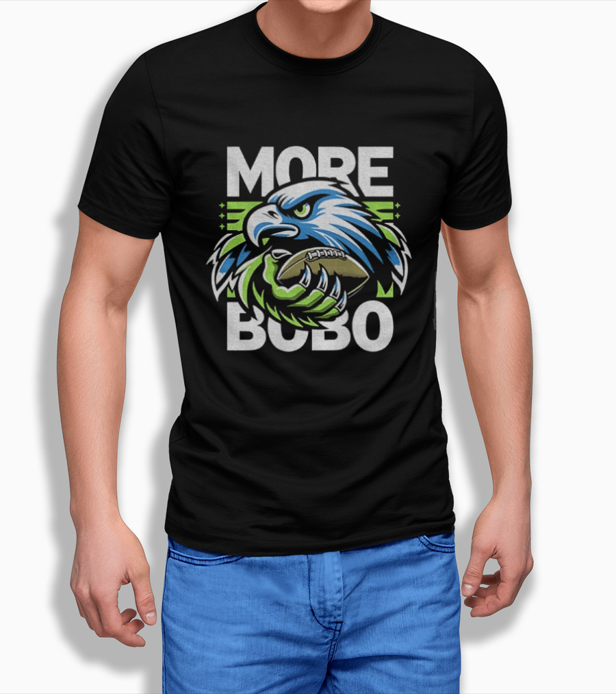 Jake Bobo More Bobo Seattle Seahawks Football Vibrant Gradient 2025 T-Shirt