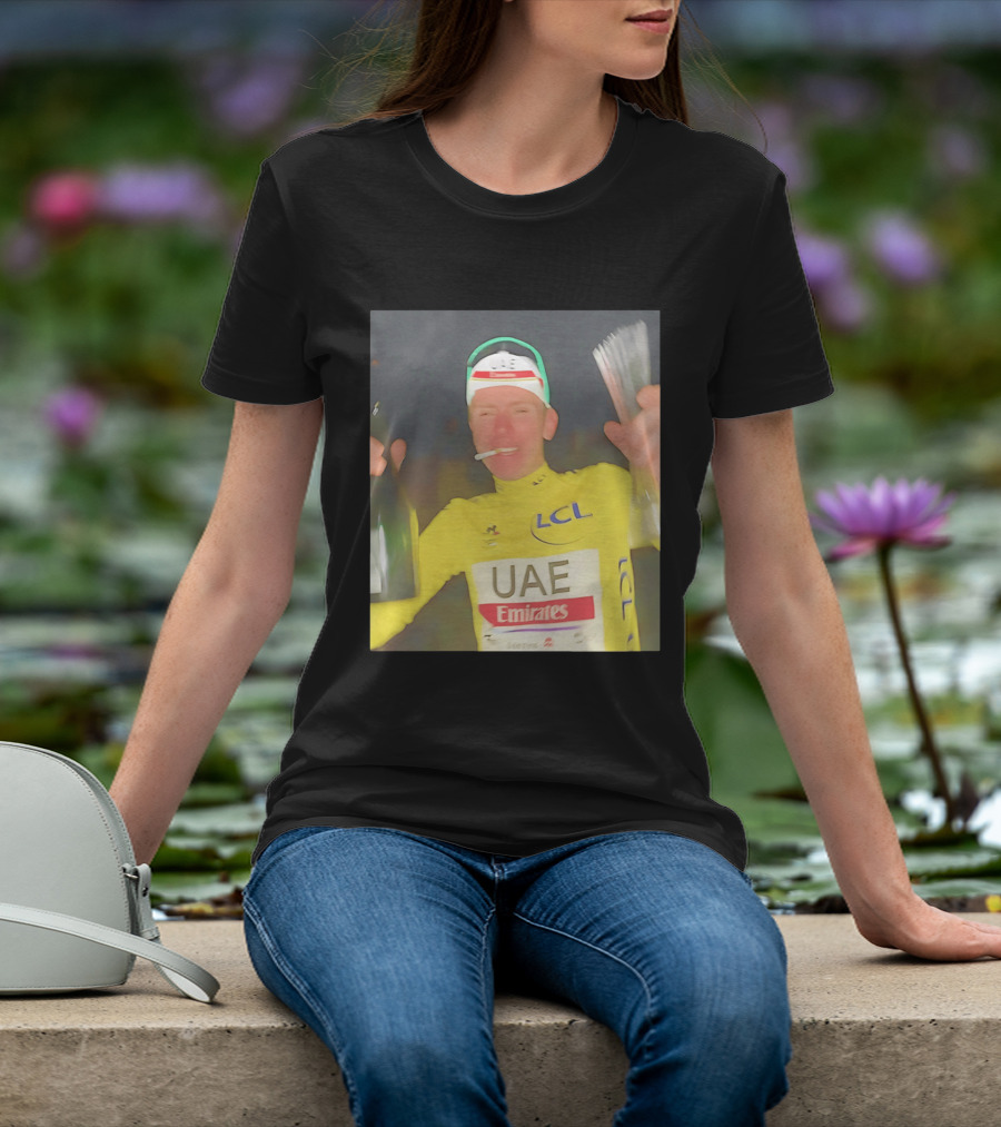 UAE Emirates LCL Tour De France Winner Celebrating T-Shirt