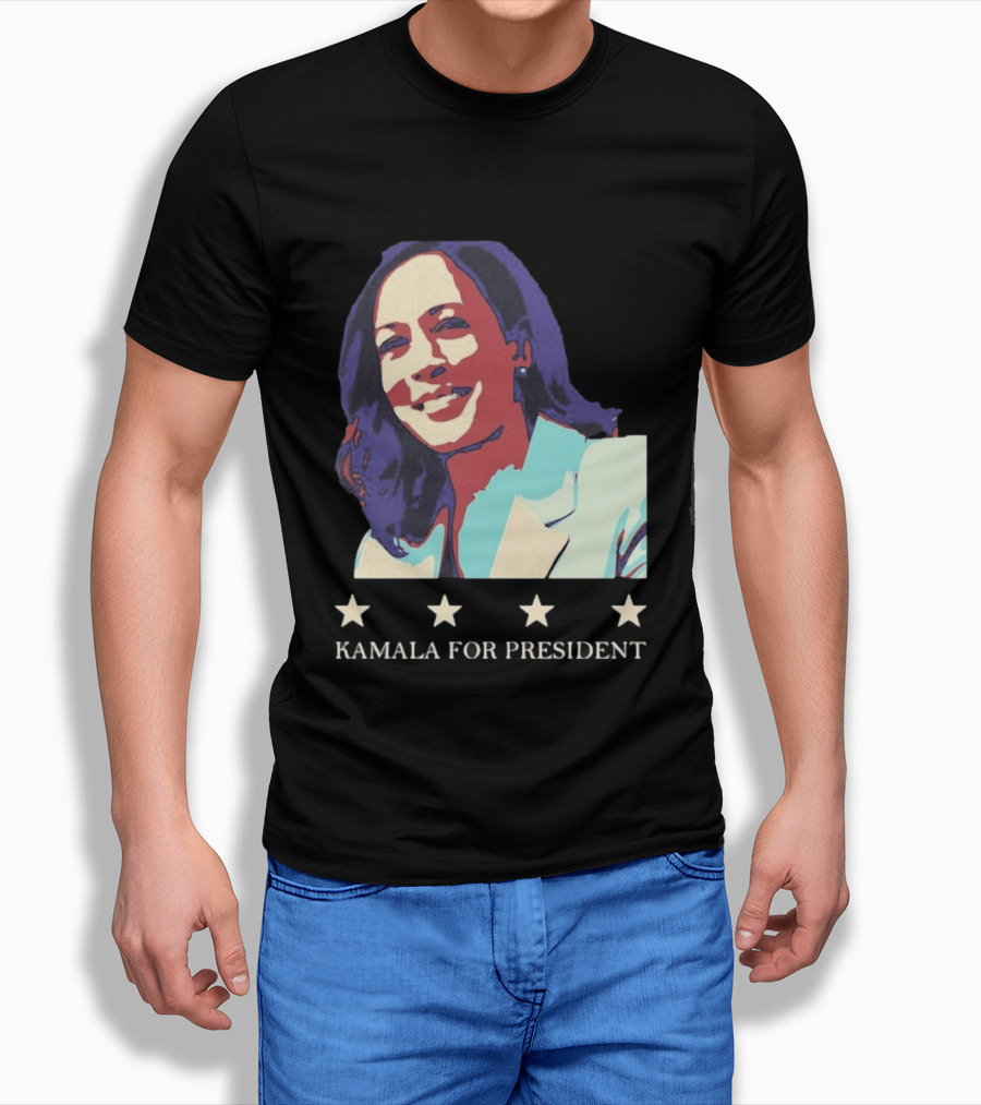 Kamala For President Pop Political Four Star T-Shirt