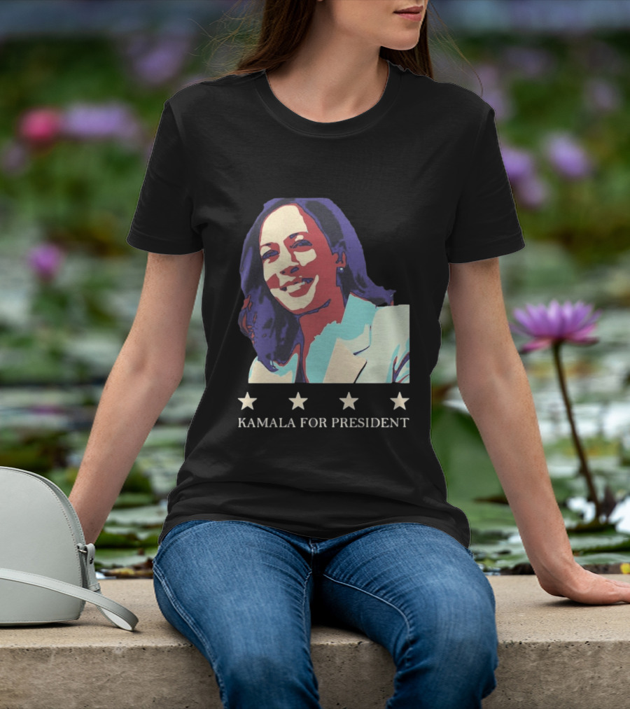 Kamala For President Pop Political Four Star T-Shirt