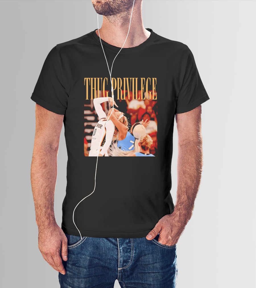 Thug Privilege Sophie Cunningham Basketball Action T-Shirt