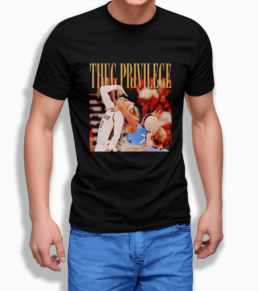 Thug Privilege Sophie Cunningham Basketball Action T-Shirt