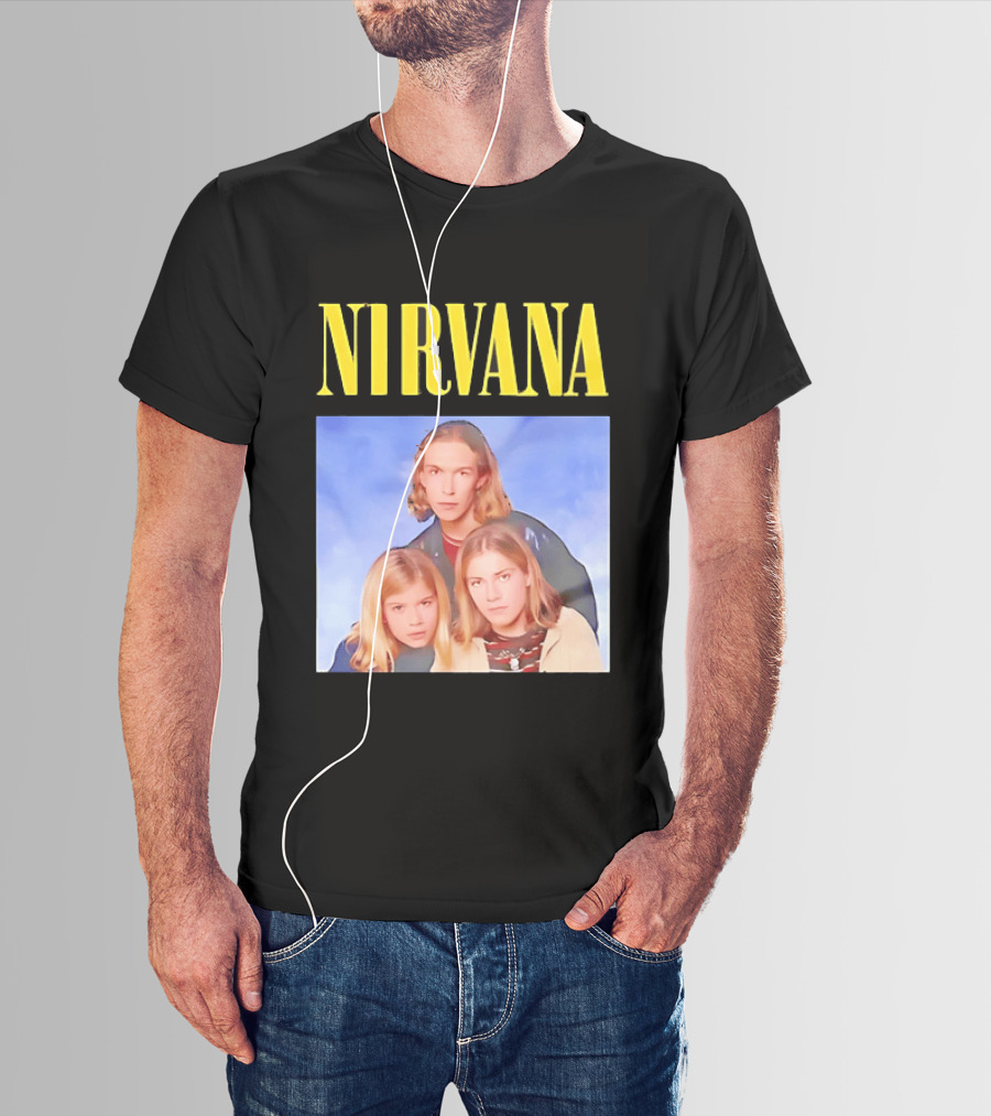Nirvana Hanson Trio Blue Cloud Bootleg T-Shirt