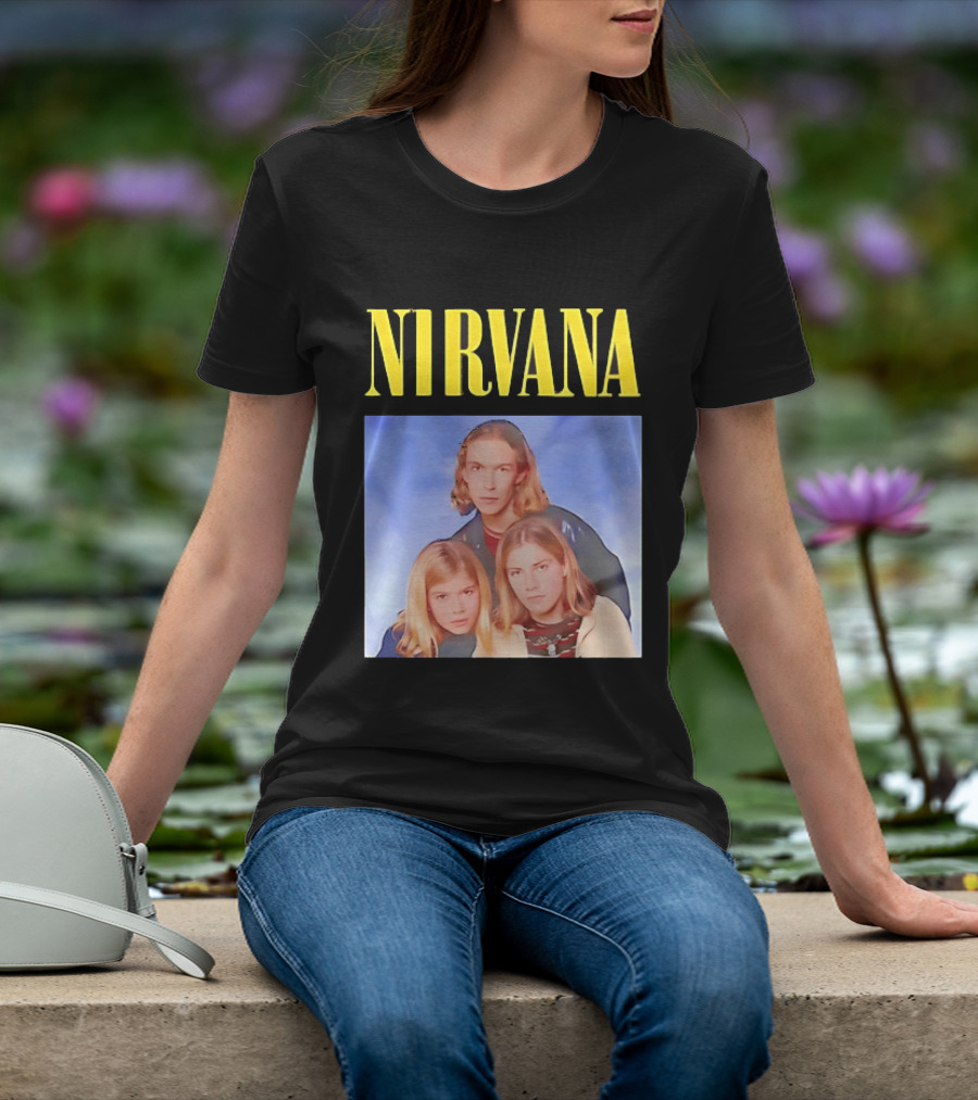 Nirvana Hanson Trio Blue Cloud Bootleg T-Shirt