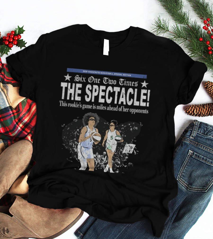 Six One Two Times 2026 Minnesota Basketball Special Edition The Spectacle Rookie's Game Miles Ahead T-Shirt