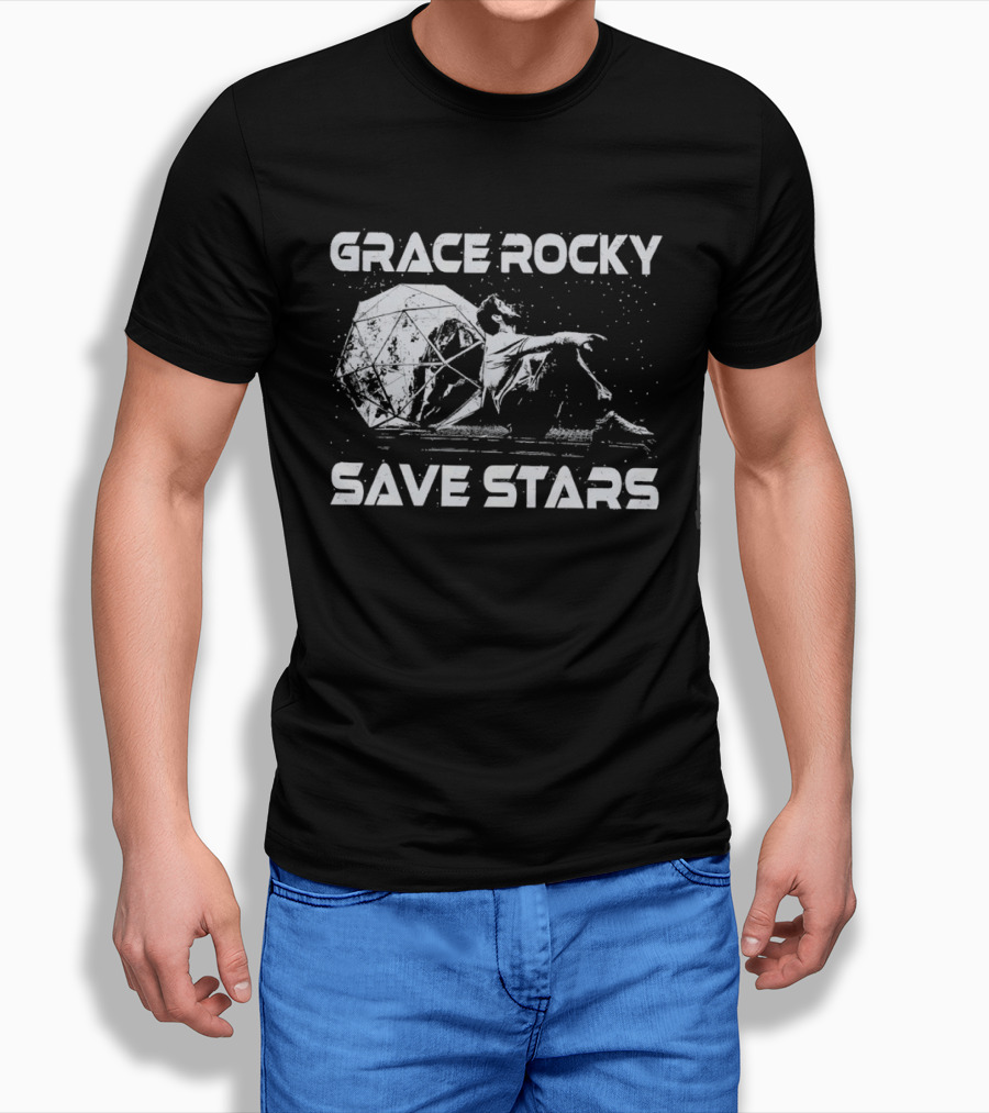 Grace Rocky Project Hail Mary Save Stars T-Shirt