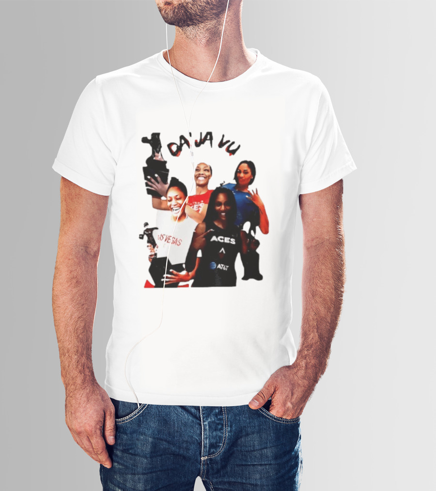 Aja Wilson DA'JA Vu Las Vegas Aces 4X MVP WNBA Legend T-Shirt