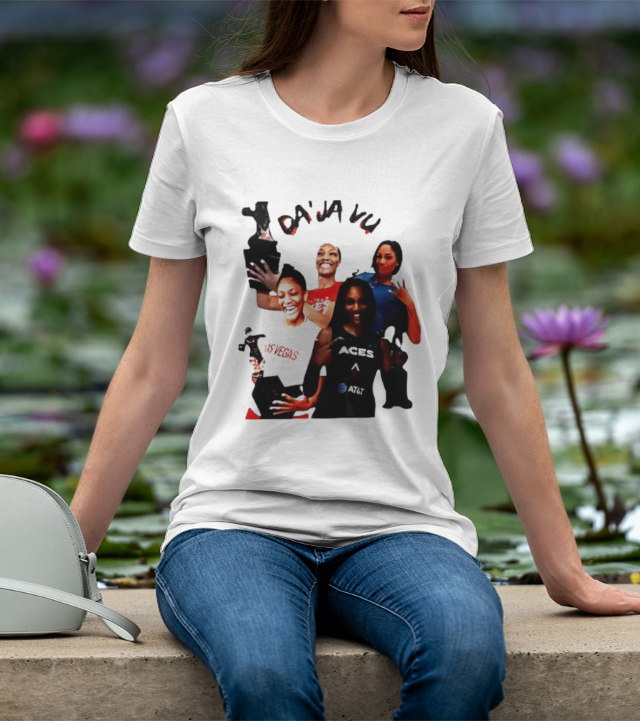 Aja Wilson DA'JA Vu Las Vegas Aces 4X MVP WNBA Legend T-Shirt