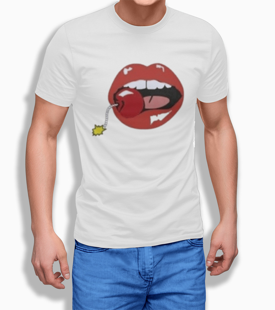 Argylle Aidan Wilde Cherry Lips Bomb T-Shirt