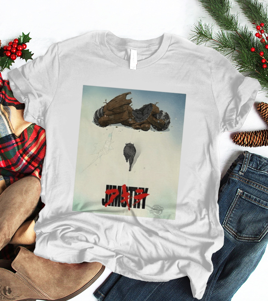 Jimothy Akira Kaneda Bike Homage Neo Tokyo Anime T-Shirt