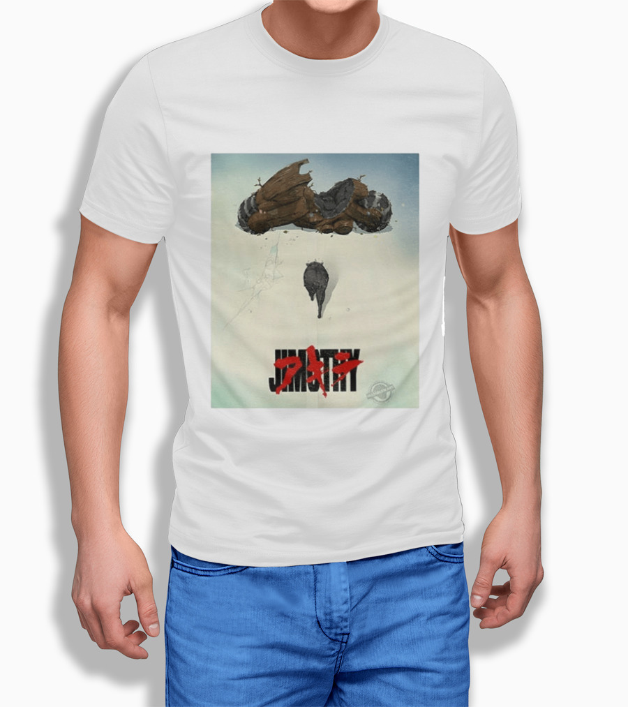 Jimothy Akira Kaneda Bike Homage Neo Tokyo Anime T-Shirt