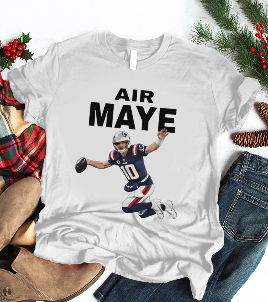 New England Football Air Maye Quarterback Number 10 T-Shirt