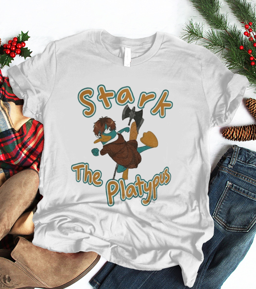 Stark Perry The Platypus Crossover Character Mashup T-Shirt