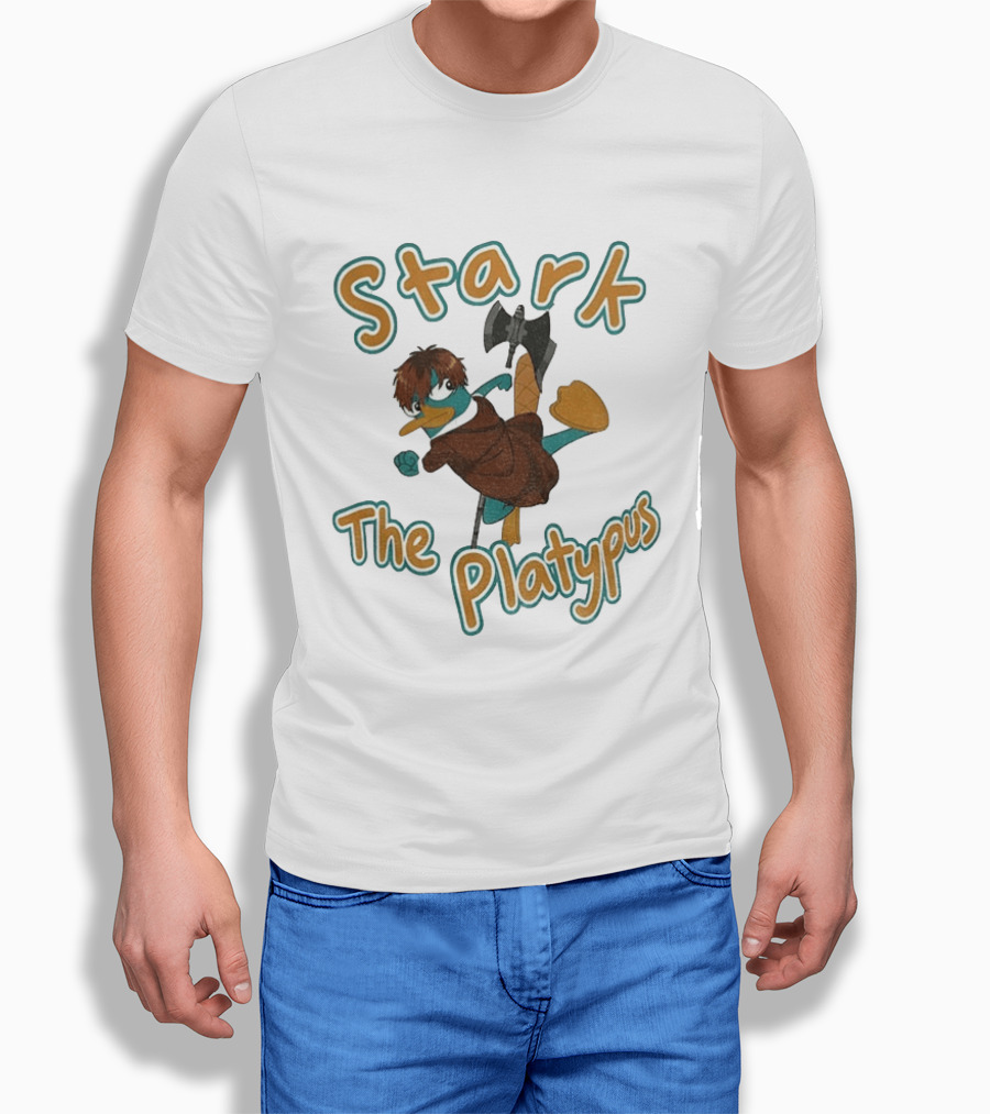 Stark Perry The Platypus Crossover Character Mashup T-Shirt