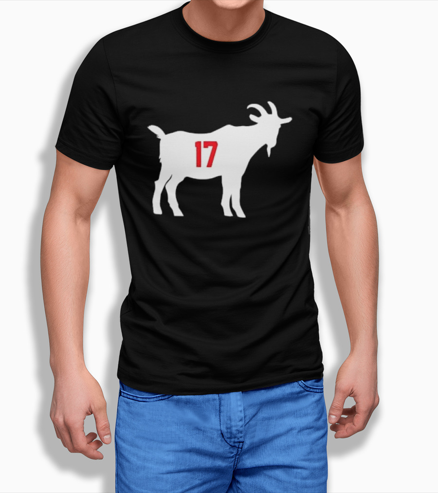 17 White Billy Goat T-Shirt