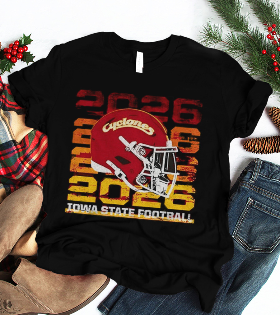 Cyclones Helmet 2026 Iowa State Football Gameday T-Shirt