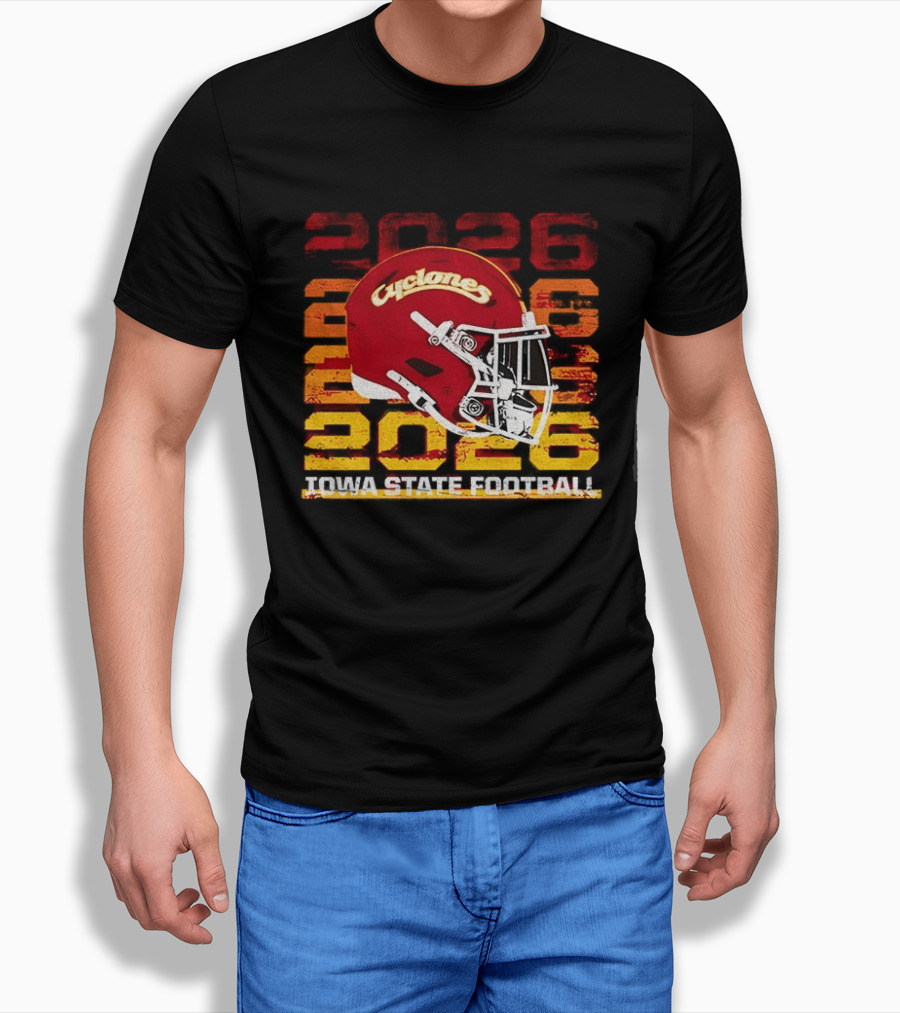 Cyclones Helmet 2026 Iowa State Football Gameday T-Shirt