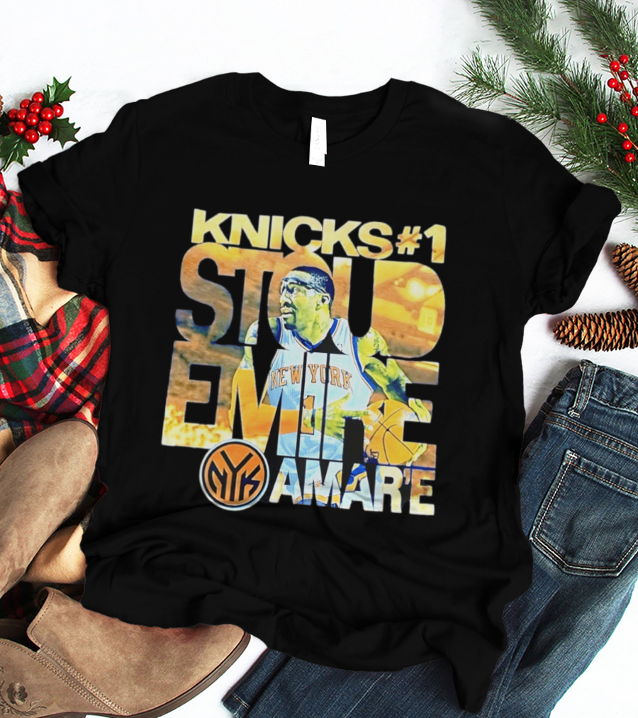 Knicks #1 Stoudemire Amare New York NYK T-Shirt