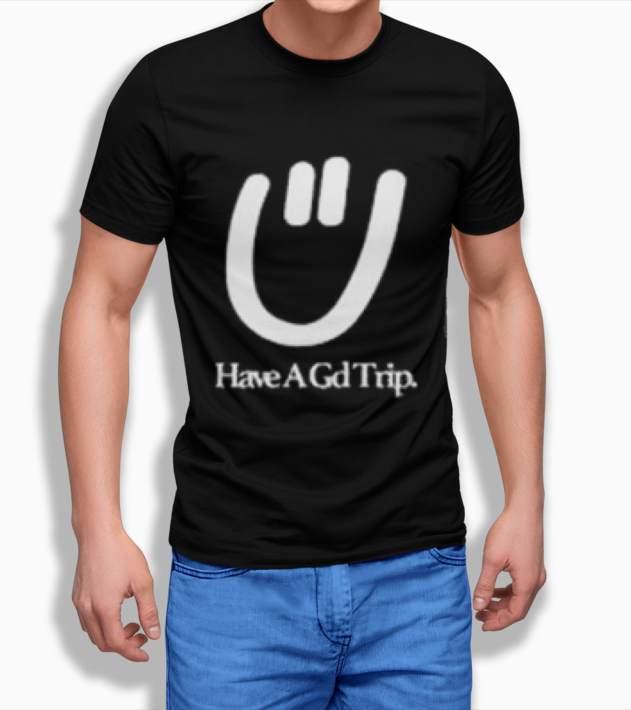 Have A Gd Trip Lemons Washed Smiley Face T-Shirt