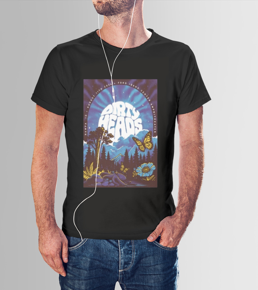 Dirty Heads August 11 2026 Nampa ID Ford Idaho Center Amphitheater Tour T-Shirt
