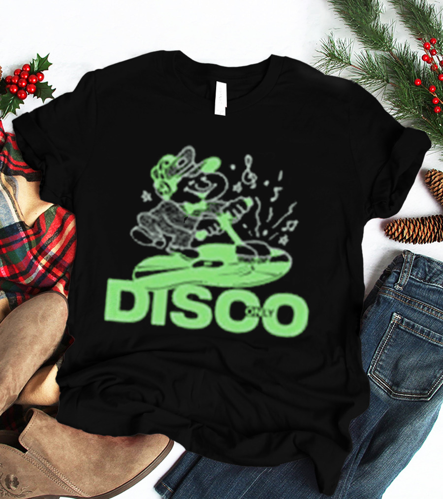 Disco Only Groove Maintenance Retro Character Dance Vibes T-Shirt