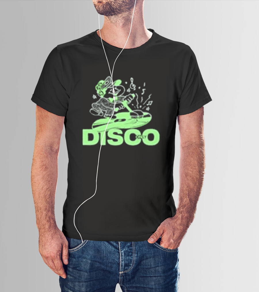 Disco Only Groove Maintenance Retro Character Dance Vibes T-Shirt