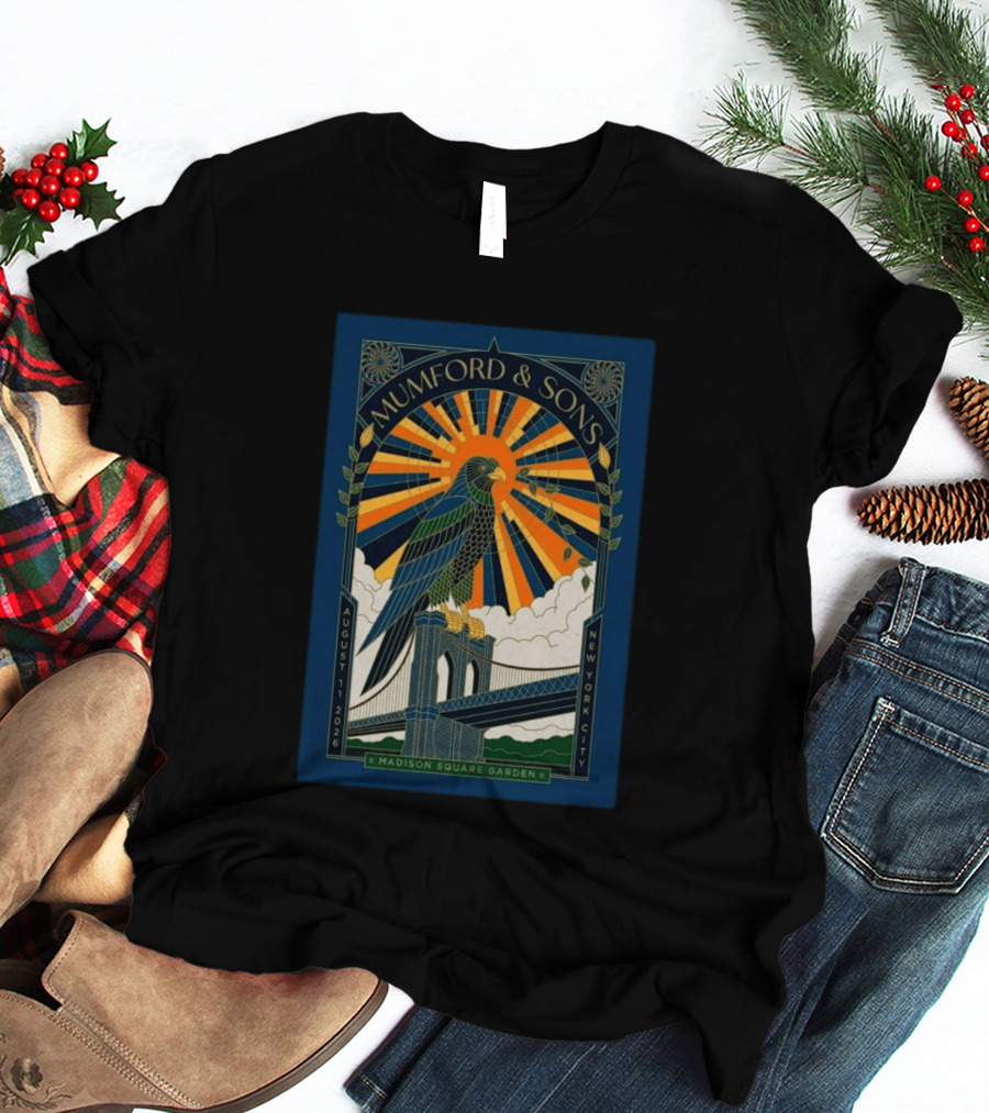 Mumford And Sons Madison Square Garden August 11 2026 New York City T-Shirt