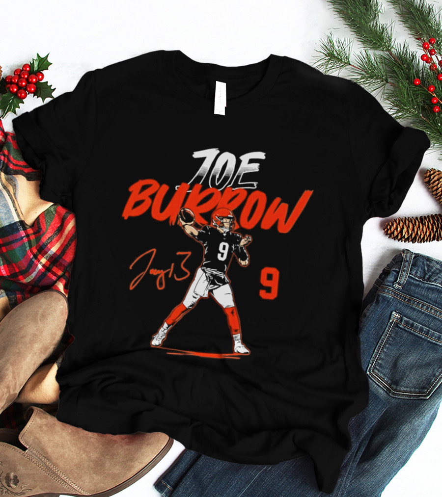 Joe Burrow 9 Cleveland Browns 2026 Football Quarterback T-Shirt