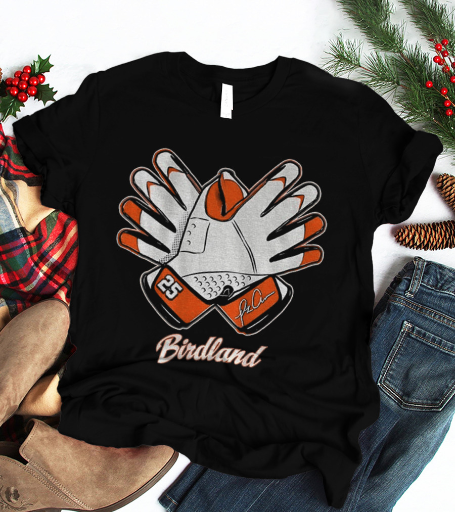 Birdland Bird Hands Celebration Pete Alonso Signature 25 T-Shirt