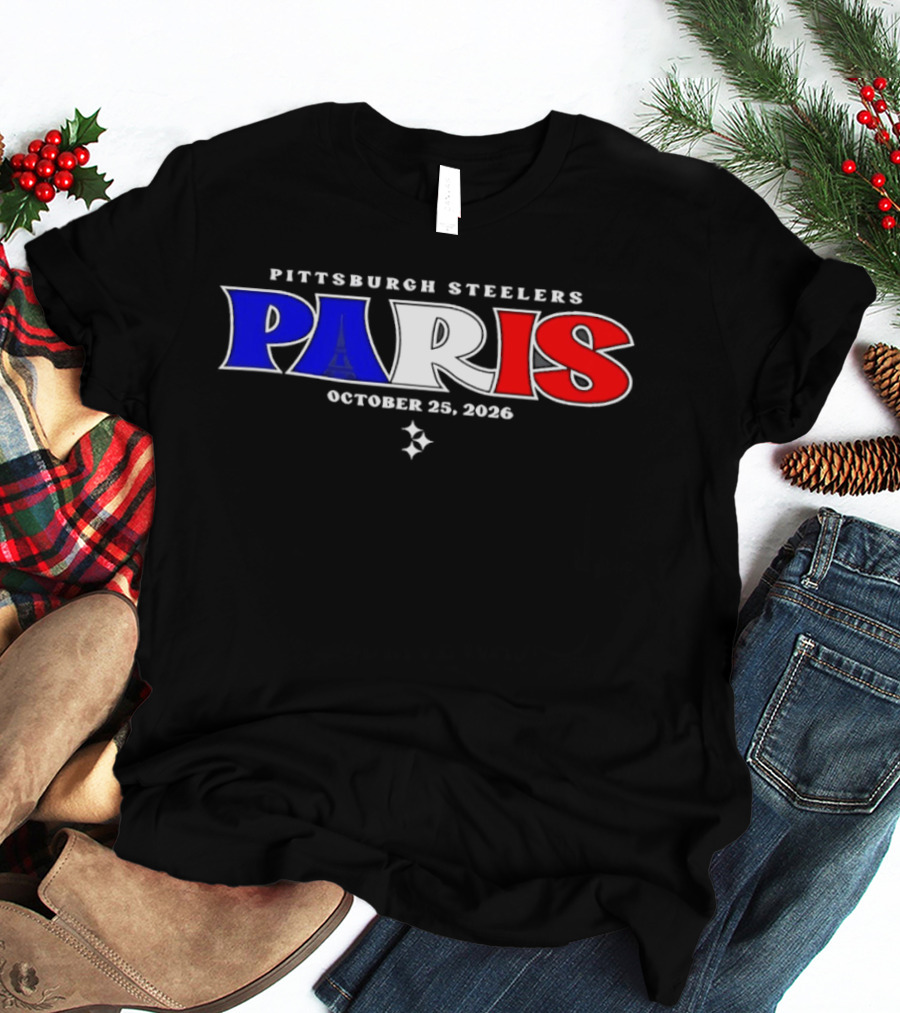 Pittsburgh Steelers Paris October 25 2026 T-Shirt