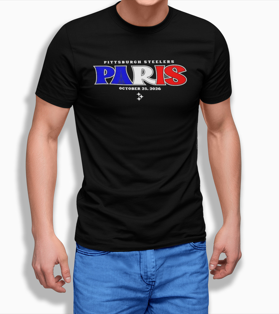 Pittsburgh Steelers Paris October 25 2026 T-Shirt