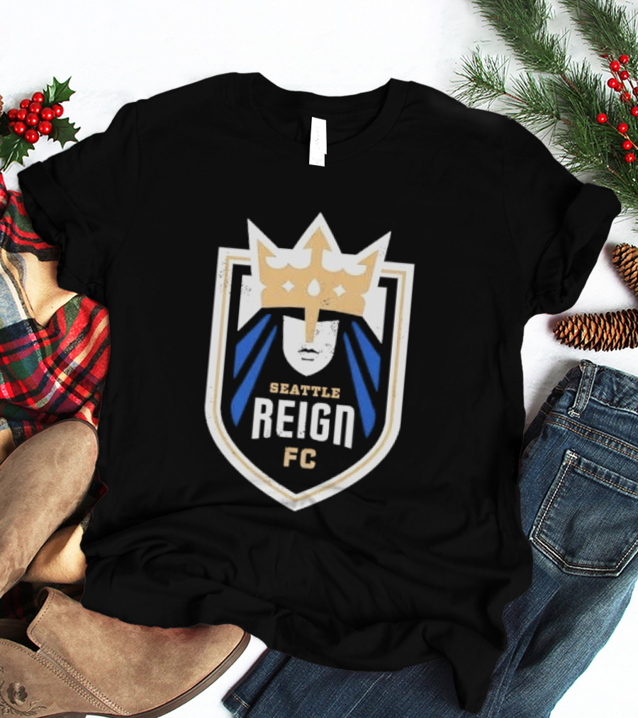 Seattle Reign FC Distressed Crown Crest T-Shirt
