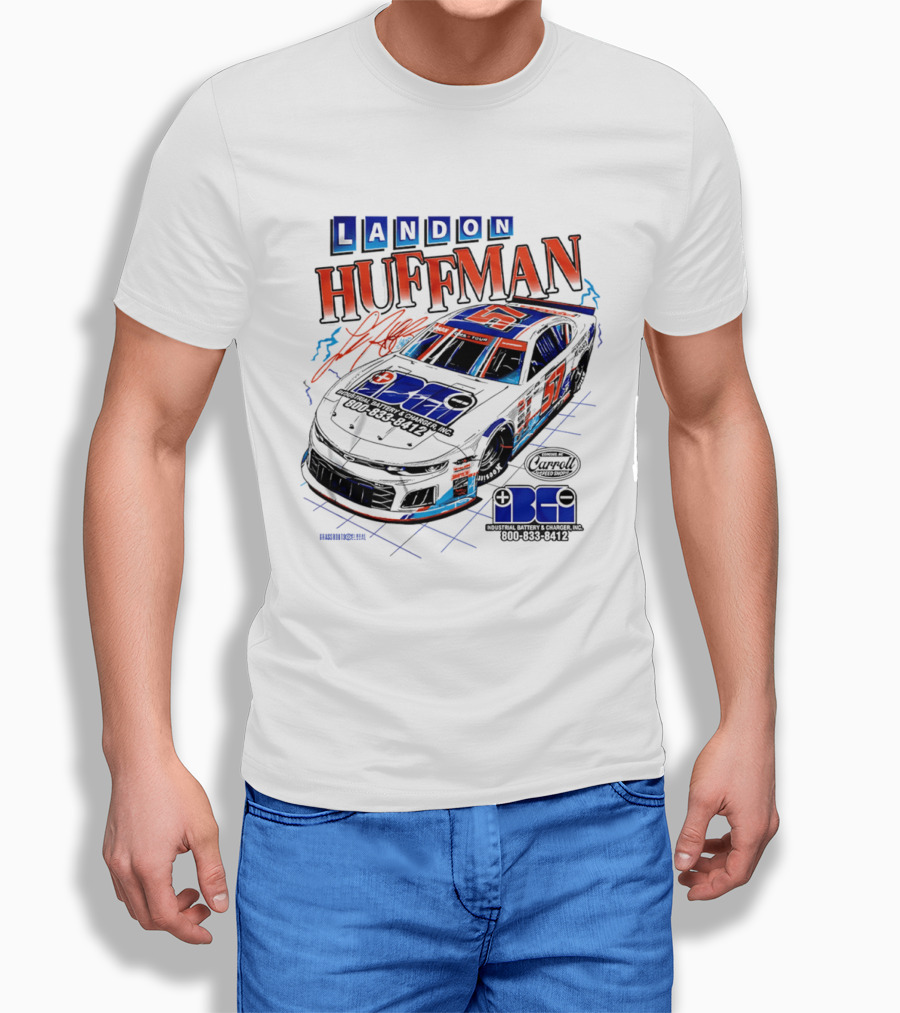 Landon Huffman 2026 Cars Tour Fully Charged Racing T-Shirt