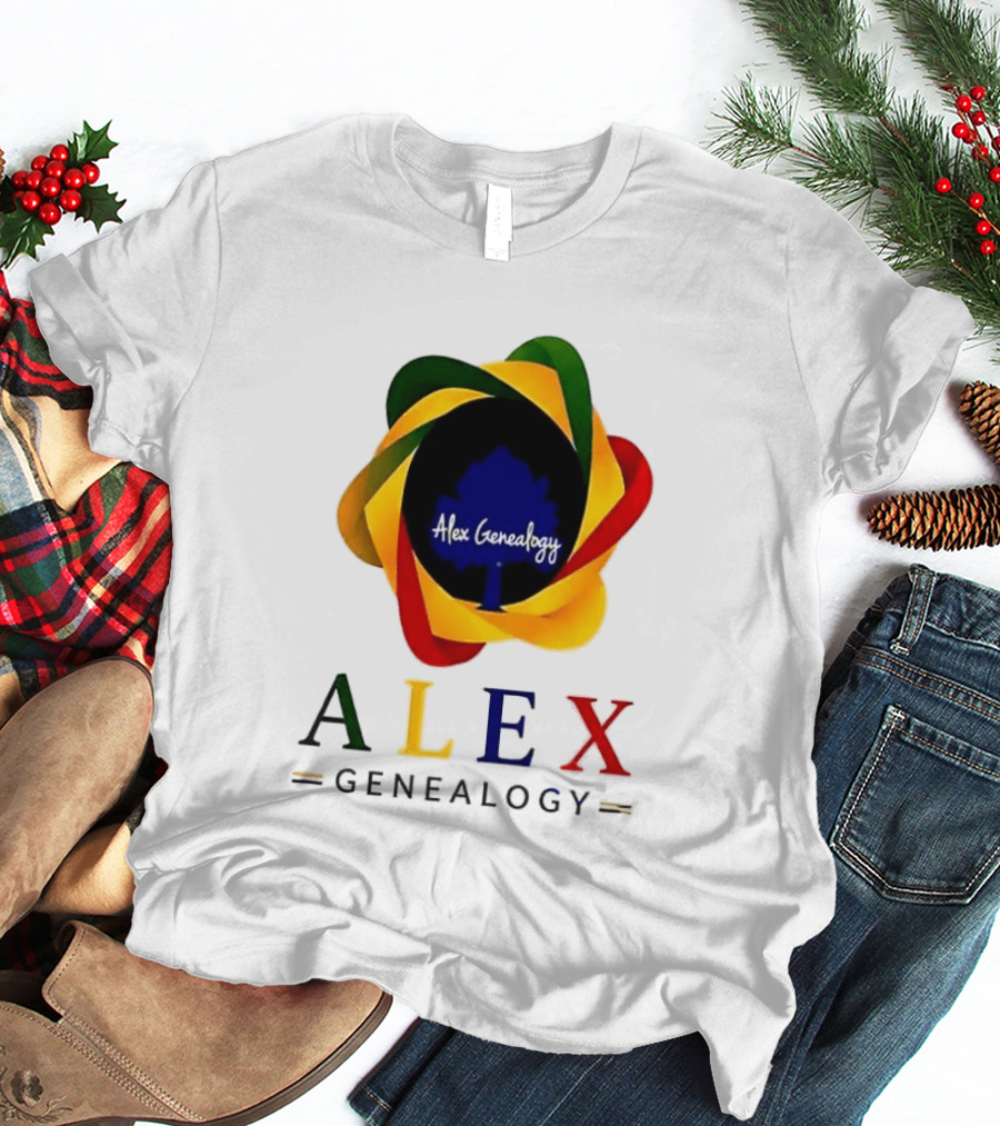 Alex Genealogy Trust Census Records More Than People Colorful Tree T-Shirt