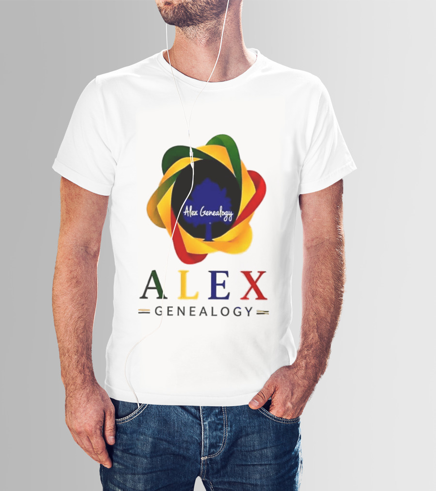 Alex Genealogy Trust Census Records More Than People Colorful Tree T-Shirt