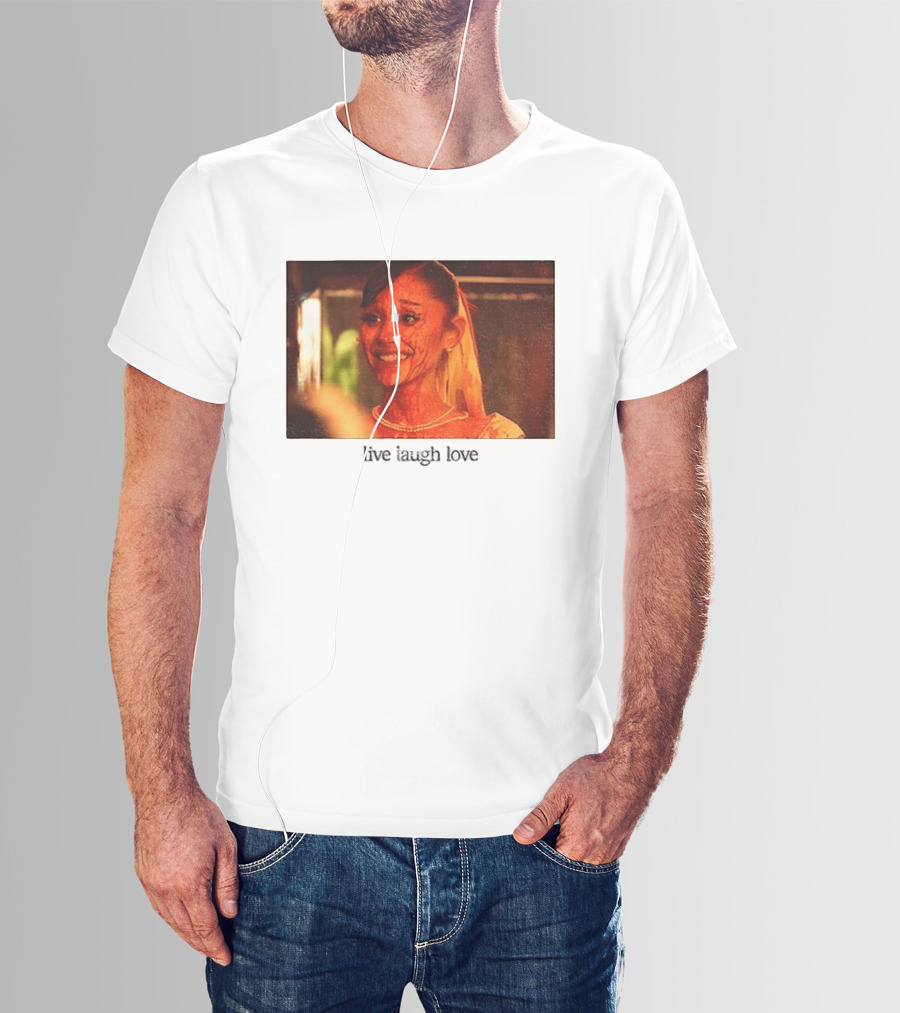 Ariana Grande Horror Movie Blood Scene Live Laugh Love T-Shirt