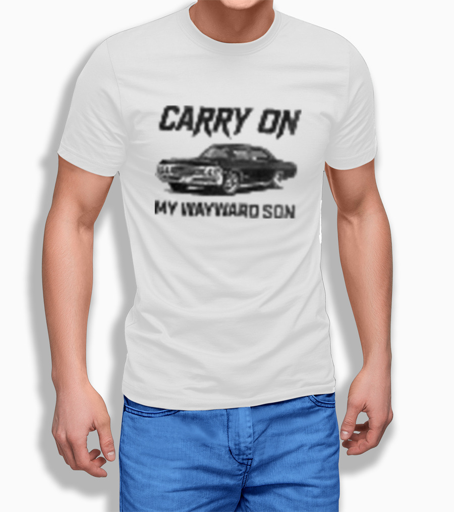 Carry On My Wayward Son Car T-Shirt