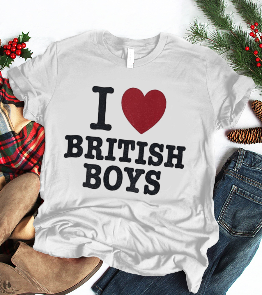 I Love British Boys Noah Schnapp Fanwear T-Shirt