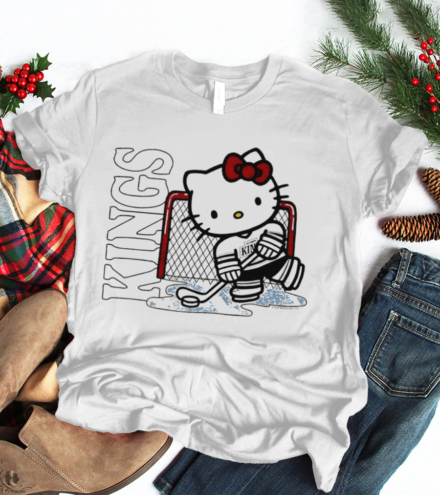 Hello Kitty Los Angeles Kings NHL 2026 Kings Hockey T-Shirt
