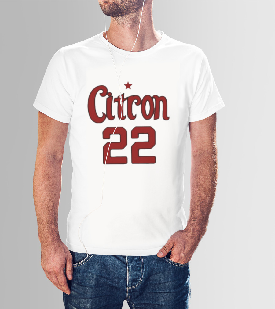 Sonia Citron 22 Washington Mystics Women's Basketball NCAA T-Shirt