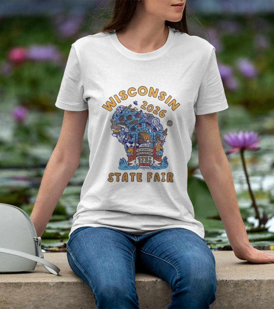 Wisconsin 2026 State Fair 175th Anniversary Celebration T-Shirt