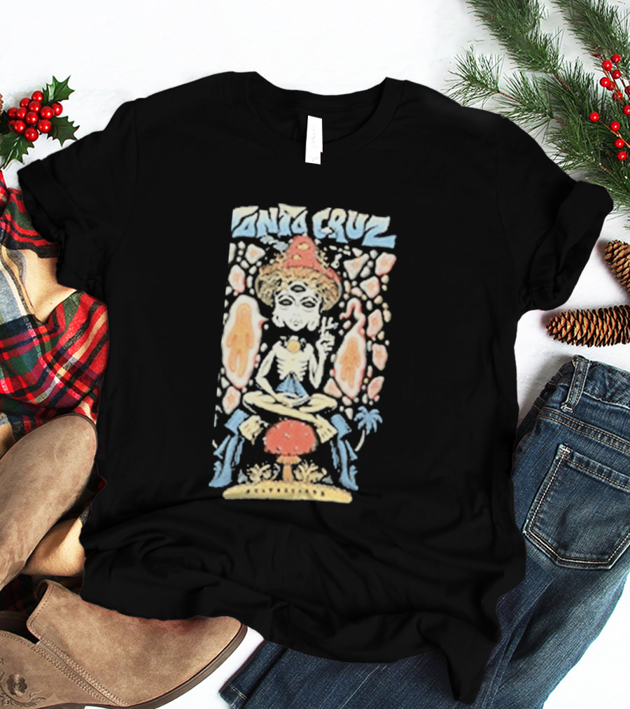 Boardertown Santa Cruz Winkowski Spaced Out Trippy 70s T-Shirt